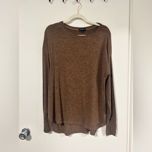 Eclipse Women's Brown Long Sleeve Top